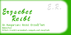 erzsebet reibl business card